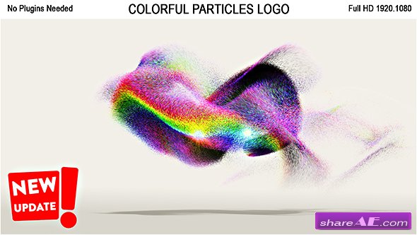 Videohive Colorful Particles Logo