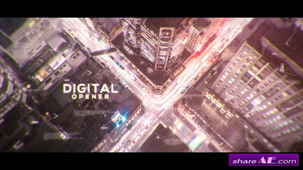 Videohive Digital Parallax Opener | Slideshow