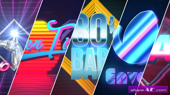 Videohive 80's Baby | VHS Logo-Titles Opener