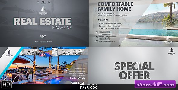 Videohive Real Estate Magazine / Broadcast ID