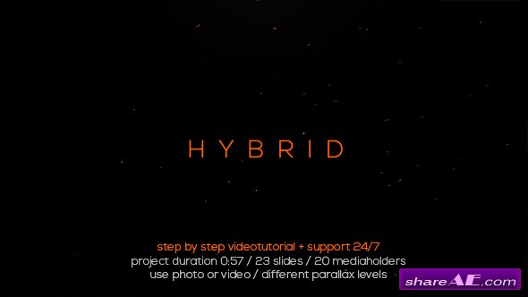 Videohive Hybrid Typo Opener