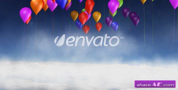 Videohive Cloud And Balloon Logo Reveal