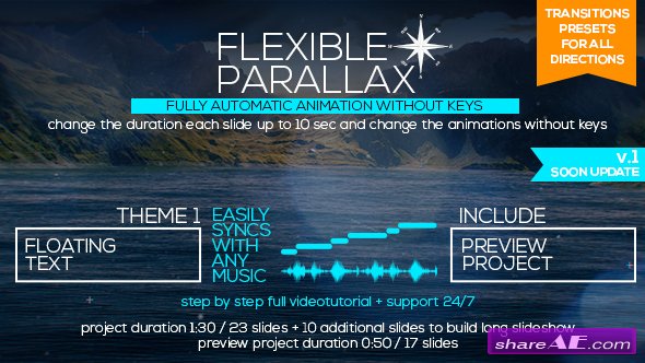 Videohive Flexible Parallax Slideshow_Floating Text