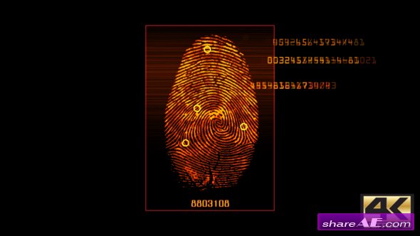 Videohive Fingerprint Scan v3 - Motion Graphic
