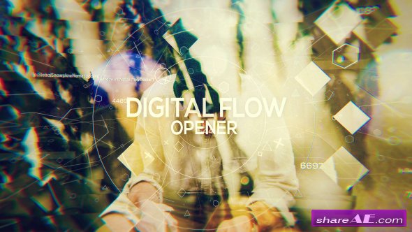 Videohive Digital Flow - Opener