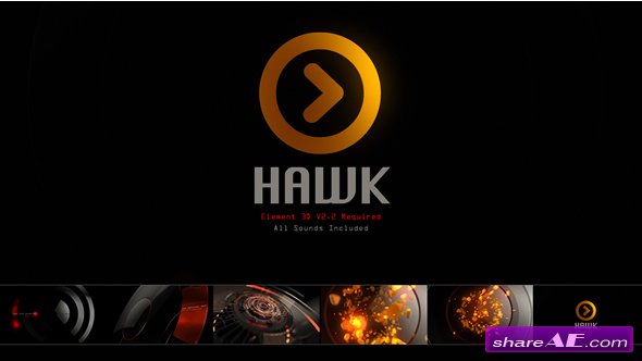 Videohive Hawk Logo