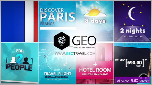 Videohive GEO - Travel & Booking Promo Trip Package