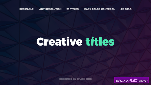 Videohive The Creative Titles