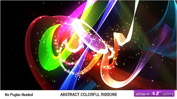 Videohive Abstract Colorful Ribbons Logo