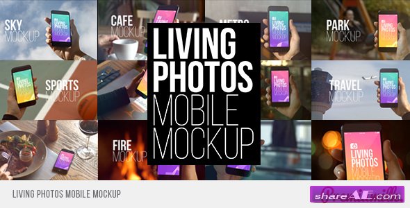 Videohive Living Photos Mobile Mockup