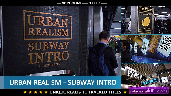 Videohive Urban Realism - Subway Intro
