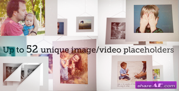 Videohive White Frames Slideshow
