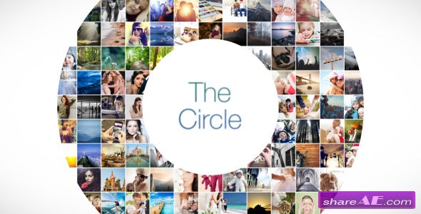 Videohive The Circle Mosaic Slideshow
