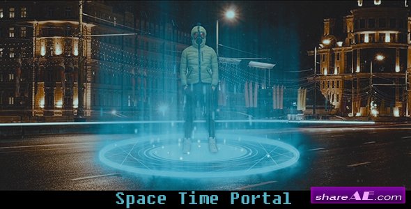 Videohive Space - Time Portal - Motion Graphic