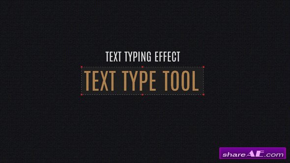 Videohive Text Type Tool