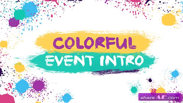 Videohive Colorful Event Intro