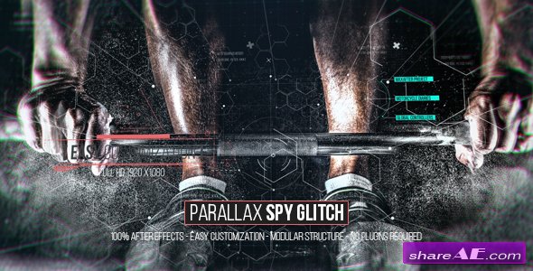 Videohive Parallax Spy Glitch