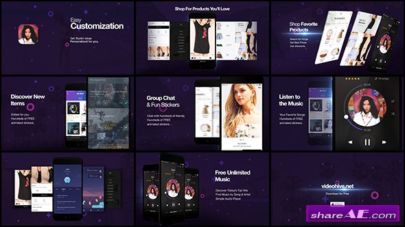Videohive Cosmo l App Promo Kit