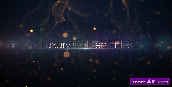 Videohive Luxury Golden Titles