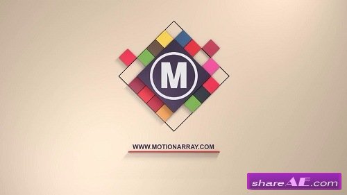 3D Cubes Logo - After Effects Template (Motion Array)