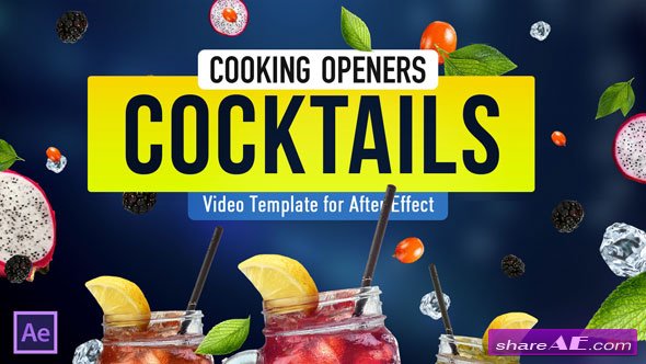 Videohive Cooking Design Pack - Cocktails