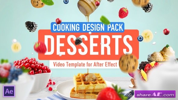 Videohive Cooking Design Pack - Desserts