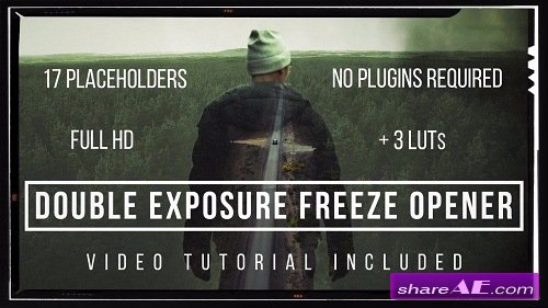 Double Exposure Freeze Opener - After Effects Template (Motion Array)
