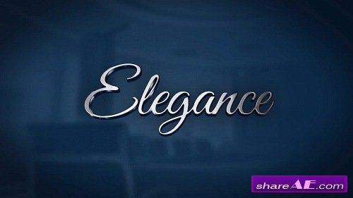 Elegance - Reflective 3D Logo - After Effects Template (Motion Array)