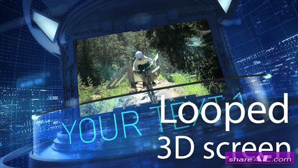 Videohive 3D Carousel Looped
