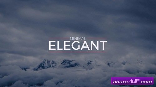 Elegant Minimal Titles - After Effects Template (Motion Array)