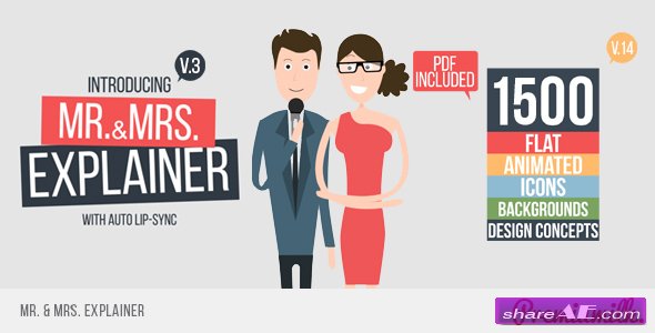 Videohive Mr&Mrs Explainer - After Effects Templates
