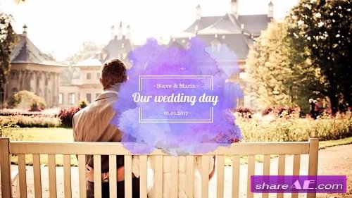 Watercolor Wedding Pack - After Effects Template (Motion Array)