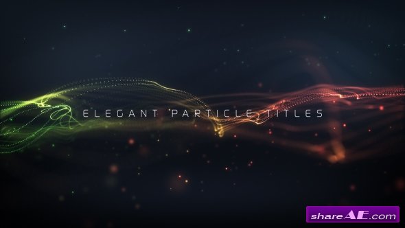 Videohive Elegant Particle Titles