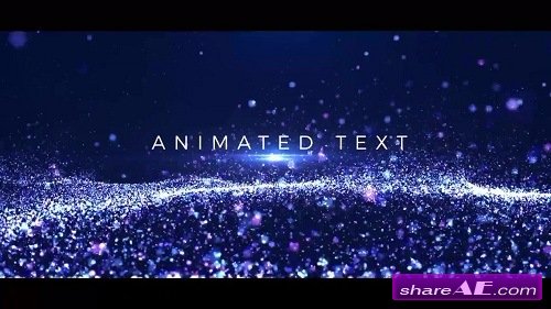 Particles Titles - After Effects Template (Motion Array)