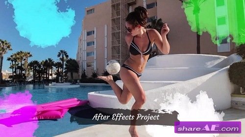 Photo Slideshow - Brush Paint - After Effects Template (Motion Array)