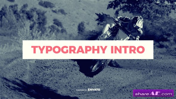 Videohive Typography Intro
