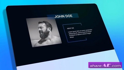 Resume Personal Presentation - After Effects Template (Motion Array)