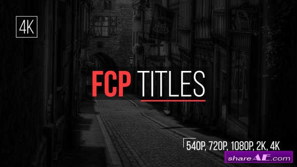 Videohive FCP Titles