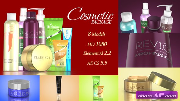 Videohive Cosmetic Package Template