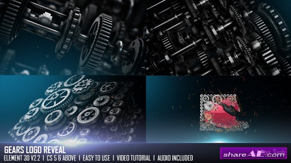 Videohive Gears Logo Reveal