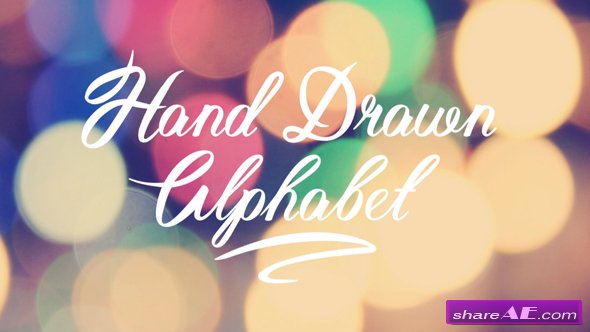 Videohive Hand Drawn Alphabet