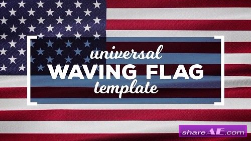 Waving Flags Maker - After Effects Template (Motion Array)