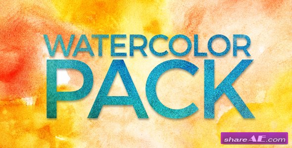 Videohive Watercolor Pack - Motion Graphic
