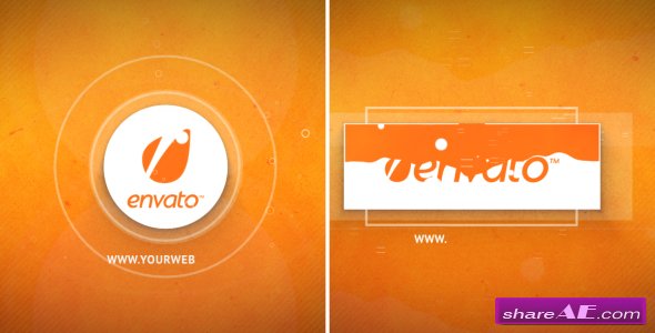 Videohive Bright Ident (Circle and rectangle)
