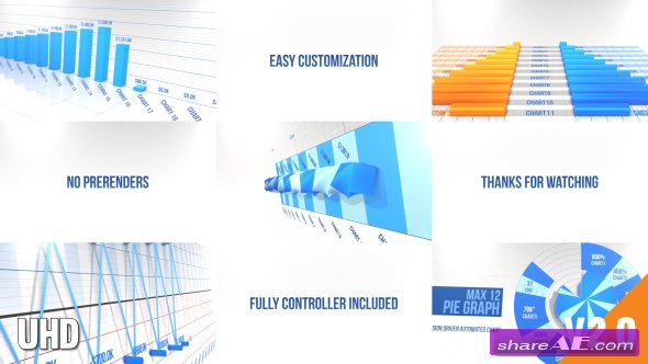 Videohive 3D Graph Pack No Prerender