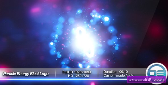 Videohive Particle Energy Blast Logo Reveal