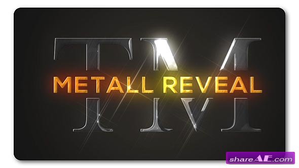 Videohive Bright Metallic Logo Reveal