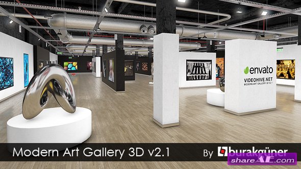 Videohive Modern Art Gallery 3D v2.1