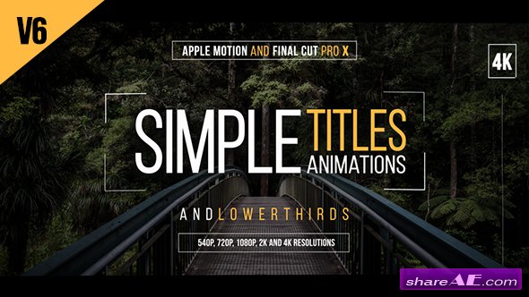 Videohive 30 Simple Titles for Final Cut Pro X