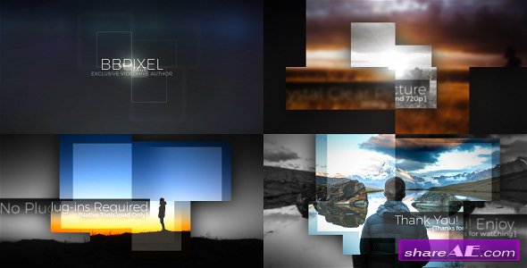 Videohive Expanding Box Slideshow